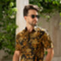 Black Cotton Batik Shirt, thumbnail 1 of 8