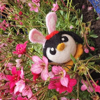 Pengbunny Easter Decoration Penguin In Bunny Ears, 2 of 11
