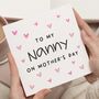 Nanny Or Grandma Mothers Day Card, thumbnail 1 of 7