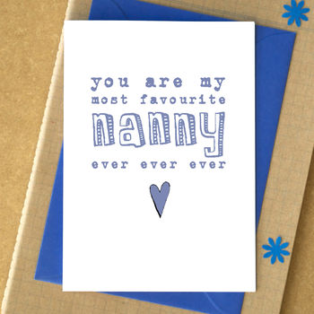 'You Are My Favourite Grandma Ever Ever Ever' Card, 2 of 5