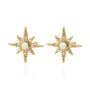 Serin Star Opal Stud Earrings, thumbnail 5 of 8