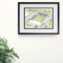 Burnley Fc Turf Moor Stadium Art Print, thumbnail 1 of 3