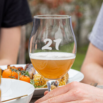 Personalised Beer Glass Range 21st Birthday, 5 of 6