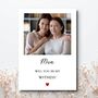 Witness Proposal Photo Card, Wedding Proposal Card, thumbnail 1 of 3