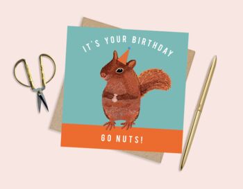 It's Your Birthday, Go Nuts Card, 2 of 2