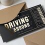 Personalised Scratch Reveal Driving Lessons Voucher, thumbnail 2 of 8