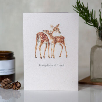'To My Deerest Friend' Give Back Card, 2 of 3