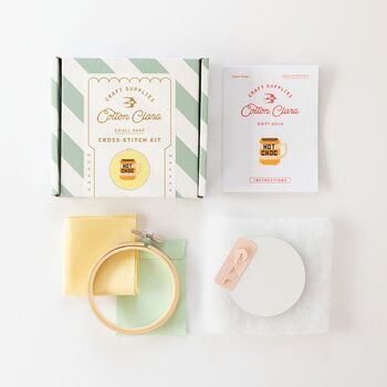 Hot Choc Cross Stitch Kit, 3 of 3