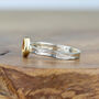 Solid Gold And Silver Citrine Birthstone Alice Ring, thumbnail 3 of 7