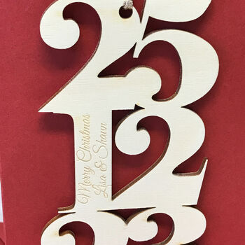 Personalised Christmas Card And Decoration, 4 of 8