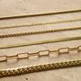 18 K Gold Filled Chain Necklace, thumbnail 3 of 3