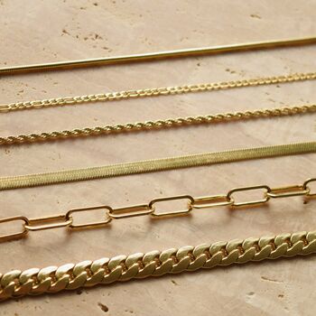 18 K Gold Filled Chain Necklace, 3 of 3