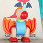 Wooden Dragon Flexible Toy And Personalised Gift Bag, thumbnail 4 of 4