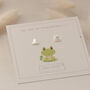 Lucky Frog Sterling Silver Stud Earrings, thumbnail 3 of 11