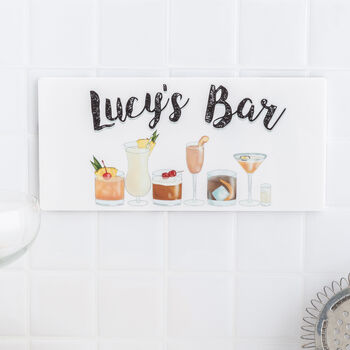 Personalised Cocktail Bar Sign, 2 of 2