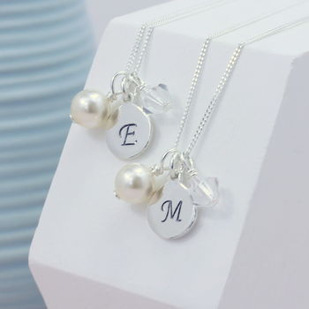Personalised Bridesmaid Charm Necklace, 2 of 8