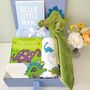 Newborn Baby Boy Dinosaur Luxury Gift Box, thumbnail 2 of 12