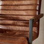 Ribbed Leather Desk Chair, thumbnail 4 of 4