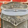 Distressed Grey Zinc Postbox – Wall Mounted Letter Box, thumbnail 6 of 9