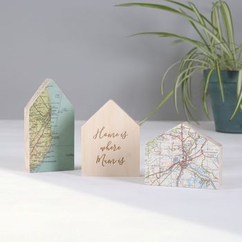 Personalised Map Location House Ornament Gift For Her, 3 of 5