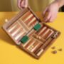 Personalised Wooden Backgammon Set, thumbnail 1 of 4