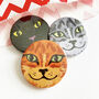 Funny Cat Faces Bage Set, thumbnail 1 of 4