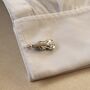 Violin Silver Cufflinks Gift For Musicians 316 L Stainless Steel Rock Accessory, thumbnail 3 of 4
