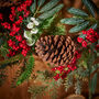 Luxury Traditional Red Berry Door Wreath, thumbnail 3 of 8