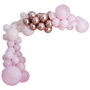 Pink And Rose Gold Balloon Arch Kit, thumbnail 2 of 3
