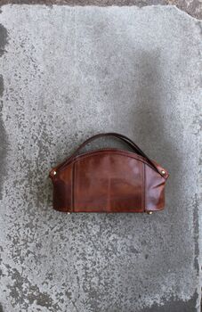 Womens Leather Handbag Small Shoulder Bag, 8 of 12