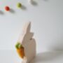 Wooden Bunny Decoration, thumbnail 2 of 5