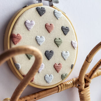 Heart Hand Embroidery Decoration, 2 of 6