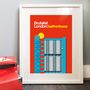 Brutalist London Balfron Tower Illustrated Poster, thumbnail 2 of 3