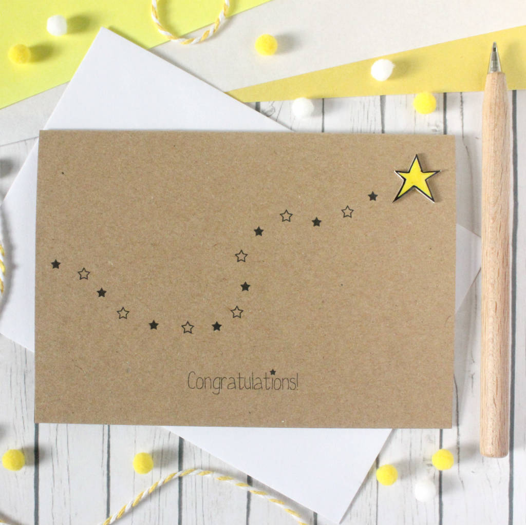 Personalised Congratulations Card With Stars, 1 of 4