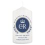 King Charles Ill Blue Crest Coronation Candle, thumbnail 2 of 3