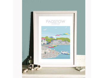 Padstow Travel Print Cornwall, 2 of 6