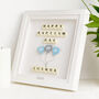 Baby Boy Happy Baptism Day Personalised Gift Frame, thumbnail 1 of 8