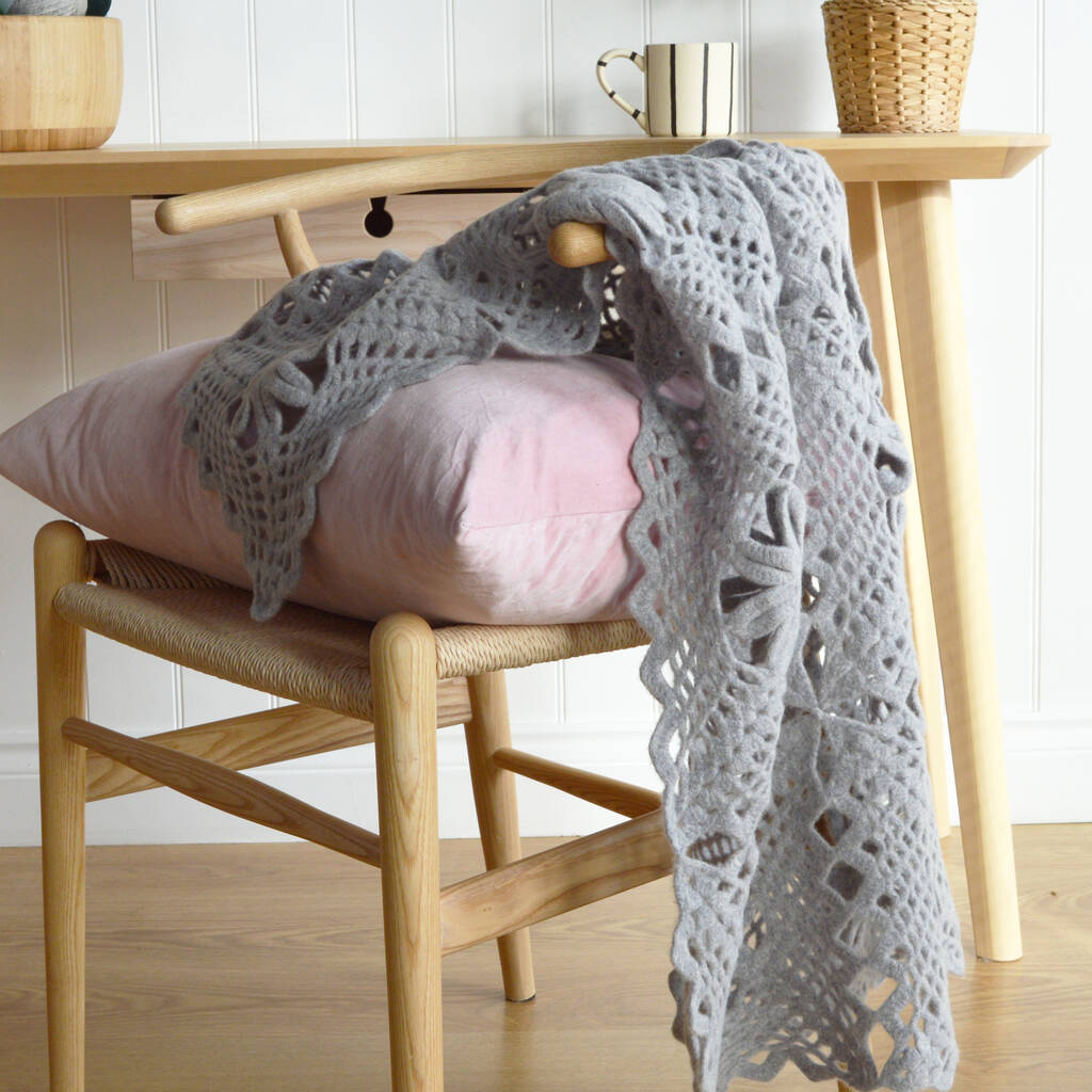 Crochet Lace Blanket Kit, 1 of 4