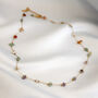 Non Tarnish Gemstone Nugget Bead Chain Necklace, thumbnail 1 of 10