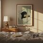 Dog Reading Book Wall Art Print, Dog Gift, thumbnail 4 of 7