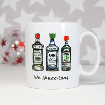 'We Three Gins' Christmas Mug, 7 of 7