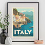 Amalfi Coast, Italy Travel Print, thumbnail 1 of 2