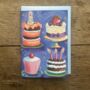 Cakes Birthday Celebration All Occasions Blank Card, thumbnail 1 of 3