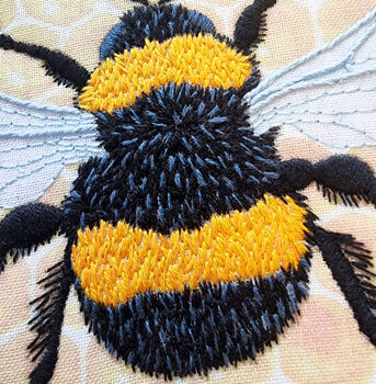 Bumblebee Thread Painting Embroidery Kit, 4 of 9