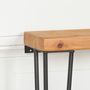 Narrow Hallway Console Table With Pin Legs, thumbnail 2 of 5