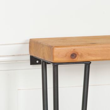 Narrow Hallway Console Table With Pin Legs, 2 of 5