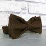 Yorkshire Twill Wool Tweed Bow Tie, thumbnail 1 of 5