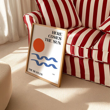 Here Comes The Sun Giclée Retro Art Print, 4 of 4