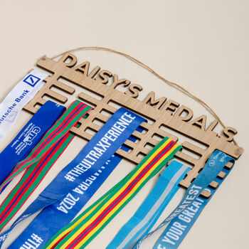 Personalised Running Gift Medal Board, 2 of 12