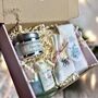 Xmas Pamper Gift Box With Candle Soap And Wax Melts, thumbnail 3 of 9